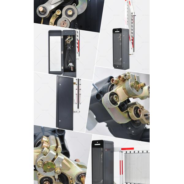 DC 24V Durable Car Parking Barriers 4s - 8s Speed Adjustable With Commercial Advertising