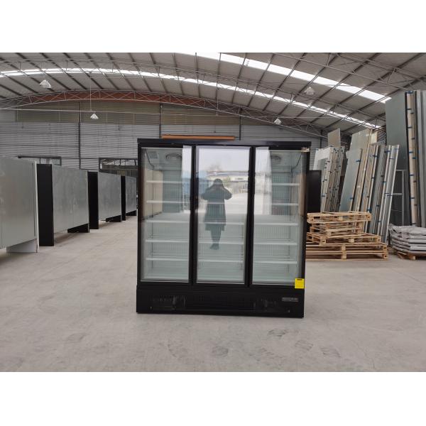 PVC 15PCS покрыл охладитель витрины дисплея R404a со стеклянной дверью 3