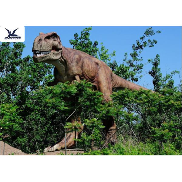 220 VAC Waterproof Jurassic Park T Rex Statue / Dinosaur Lawn Ornament
