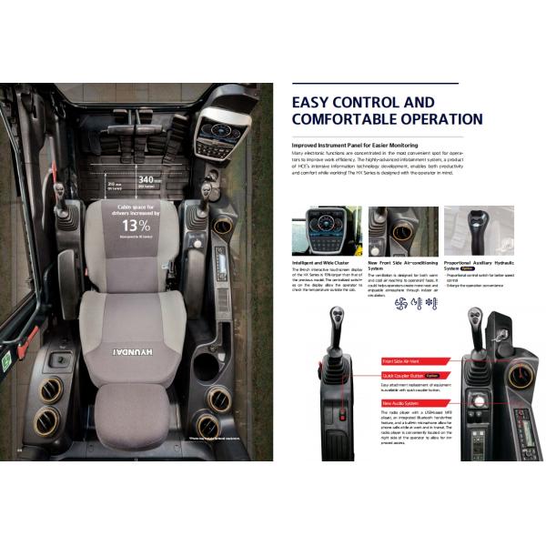 Excavadora de alto rendimiento HX220HD Maquinaria de construcción duradera Excavación de trabajo pesado Movimiento de tierra