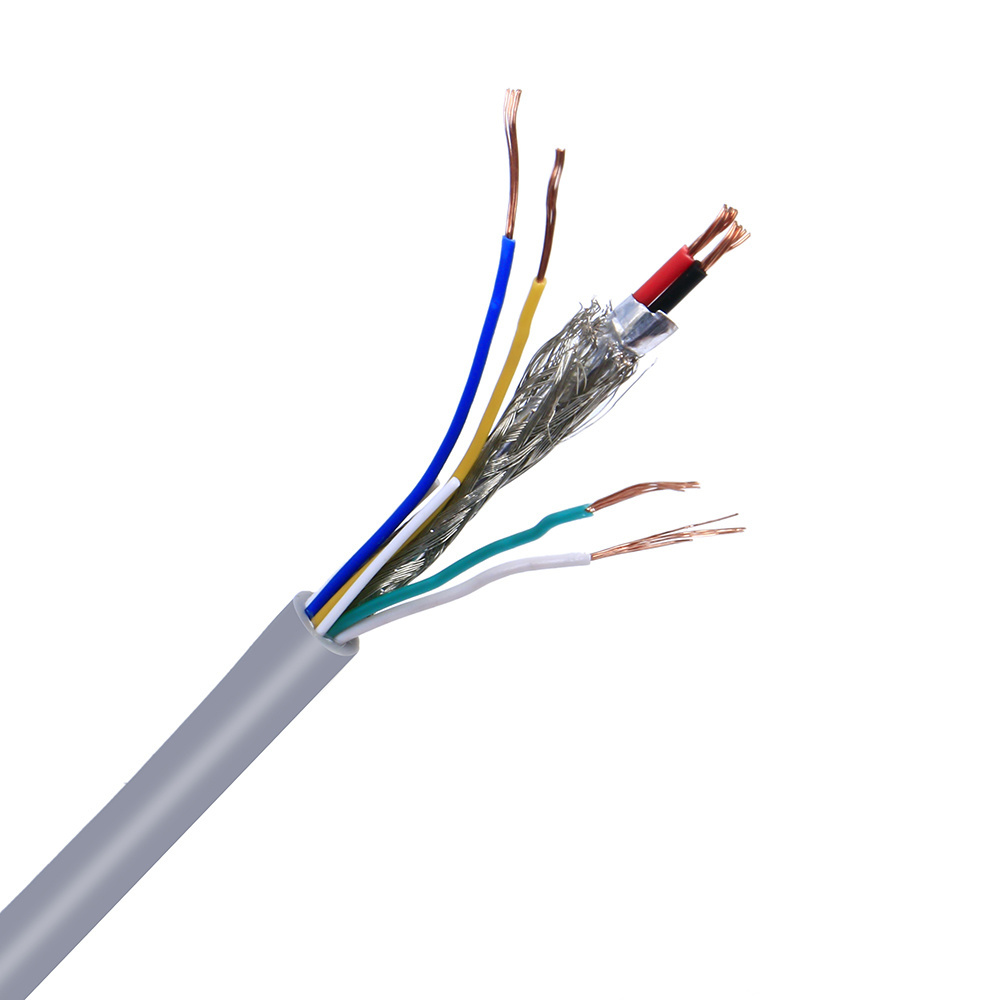 J 2X24 AWG Fiber Insulation Fiber Mesh Thermocouple Cable High Voltage Cable Full Payment