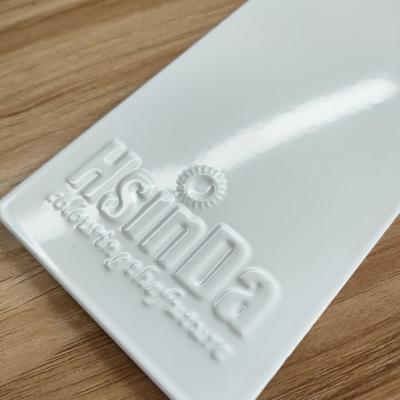 Heat Resistant RAL9003 High Glossy White  Electrostatic Spray Polyester Powder Coating Paint