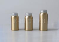 garrafa de alumínio de prata natural da tabuleta do tampão de parafuso do centro de detecção e de controlo do ouro 120ml