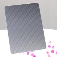 Painel de parede decorativo estampado PVD cor 316 chapa de aço inoxidável 5 mm