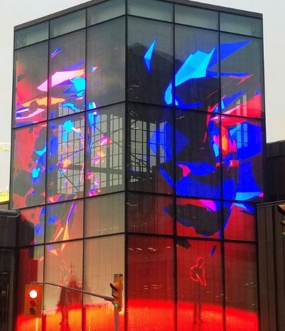 3.9mm 7.8mm TV Commercial Advertising Led Display Screen HD Hanging