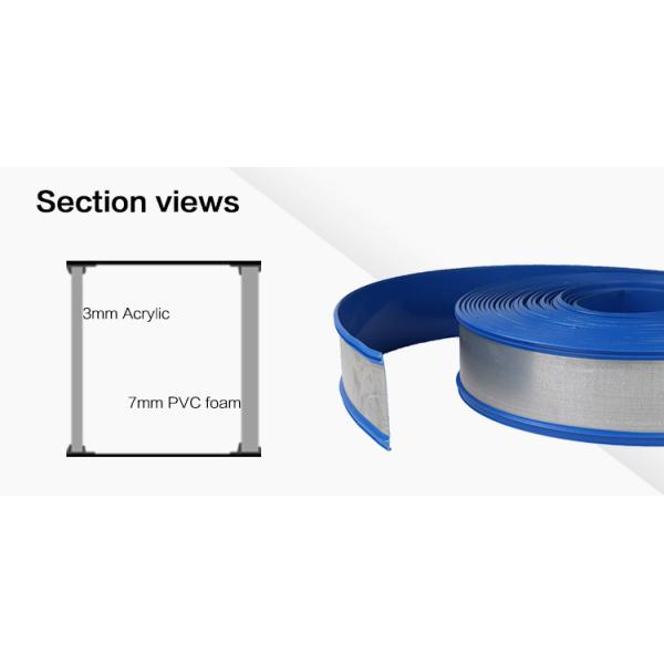 Цвета крышки отделки ядра цвета письма канала в 33,3 метра стального голубого резиновые уравновешивают крышку катушки