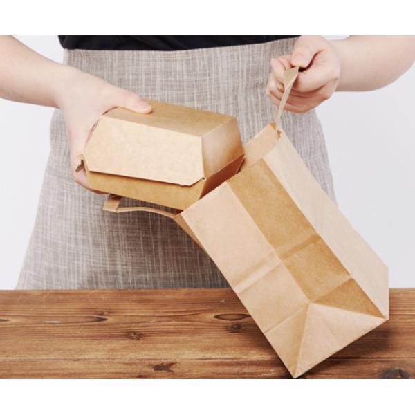 Совершенно biodegradable Браун Kraft бумажное 70gr 80gr к сумкам хлеба пекарни