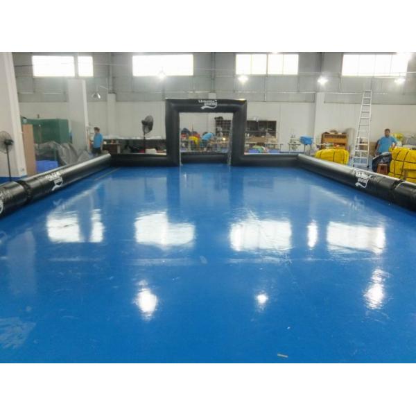 0.55 mm PVC Tarpaulin Inflatable Outdoor Soccer Field For Event