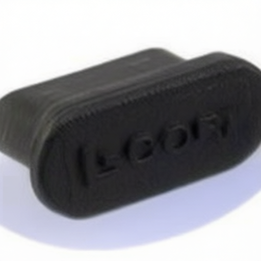 Protective USB projection dust cap made of ABS black female type C L-com U3I00001 for USB ports