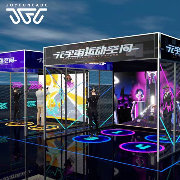 MultiplayerVR Simulator Arcade machine  VR Metaverse Motion Space Modular Immersive Simulator  VR Universe Motion Space Arcade Machine Metaverse Pop-Up Simulator Station for Entertainment Centers
