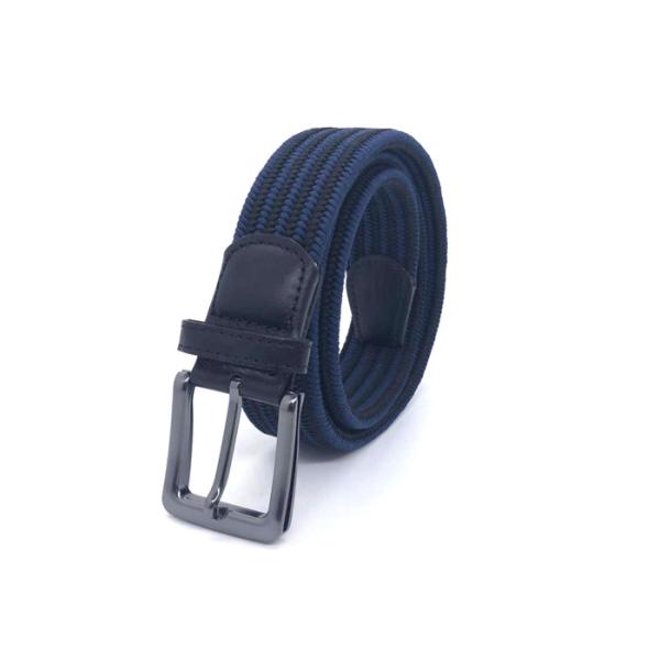 Пояс голубых людей PU холста терпя сплетенный простиранием для младшего