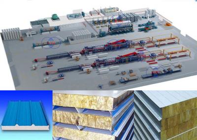 High Accuracy Galvanized Steel Sandwich Panel Roll Forming Machine Automatic System