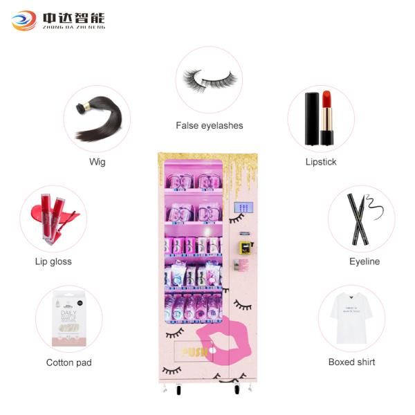 24-hours Business Self-service United States Slim Machine Snacks and Drinks Combo LED Small Vending Machine for Sale