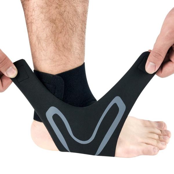 2020 new design elastic adjustable copper arthritis ankle brace sprain for gym