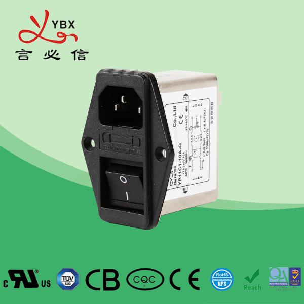 10A, шумовой фильтр 120V 250V однофазный двухступенный увеличенный электрический, медицинский шумовой фильтр линии электропередач AC