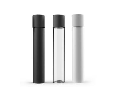 Childproof Cap Glass Pre Roll Tubes Airtight Borosilicate Glass Cylinder Child Resistant