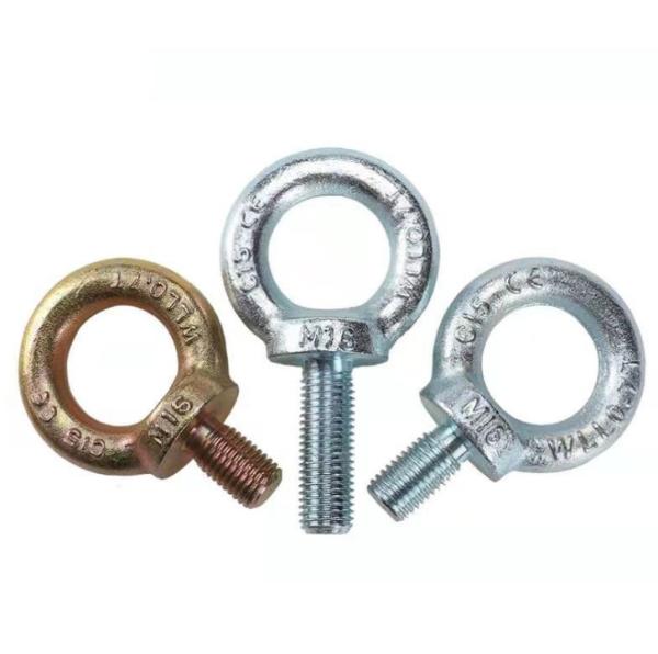 Din580 Galvanized Eye Bolt Round Carbon Steel Lifting Zinc