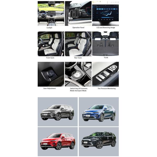 SUV électrique de taille moyenne 5 portes 7 places SUV électrique New Energy BYD Tang