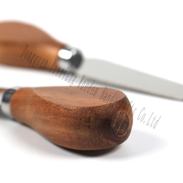 Mini Knife Butter Knife Spatula Stainless Cheese Slicer Cutter 3 Cheese Knives Set Wood Handle