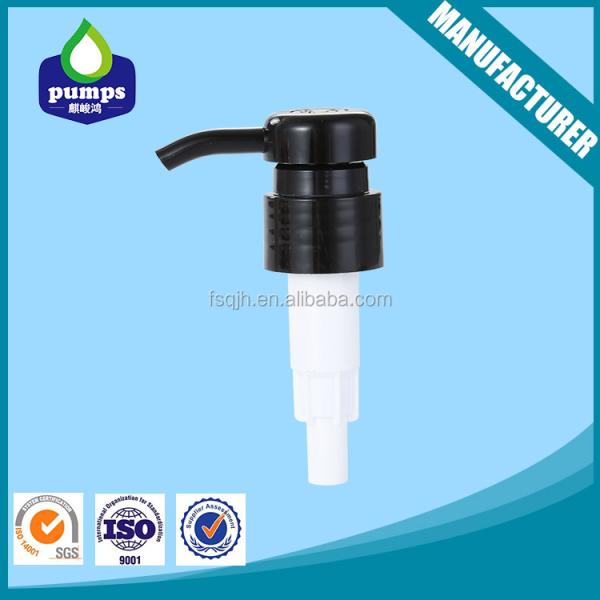 Bomba preta do distribuidor do sabão da cozinha, 2.3g 28/410 Jet Lotion Pump 3-4 que pressionam