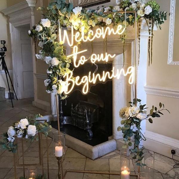 Custom Led Neon Acrylic Sign Flex Outdoor Room Birthday Wedding Party
