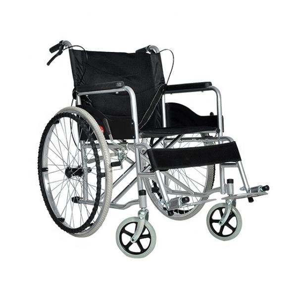 China homemade high quality cheap price wheelchair with two small wheels