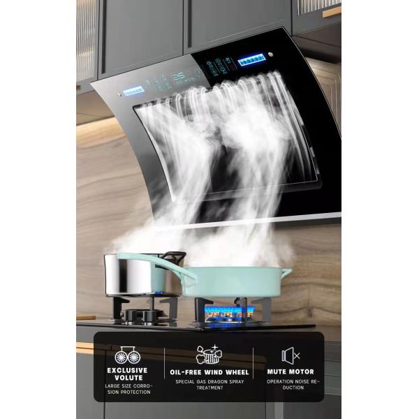 Stainless Steel Cooker Cover with Copper Motor and Automatic Cleaning