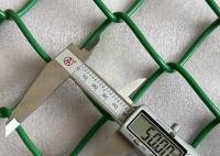 50 mm * 50 mm Taille du trou Vert PVC revêtu de chaîne de liaison Helideck Réseau de sécurité pour la protection de Delideck