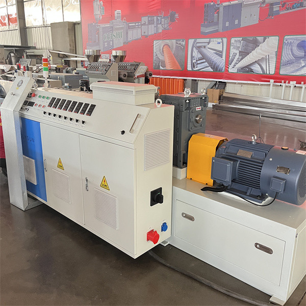 High Speed Plastic Single Wall Corrugated Hose Pipe Making Machine for Electrical Conduit