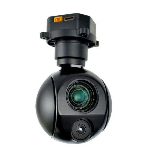 10X Optical Zoom 256 Thermal Camera Gimbal with Dual Outputs for Drones and UAVs