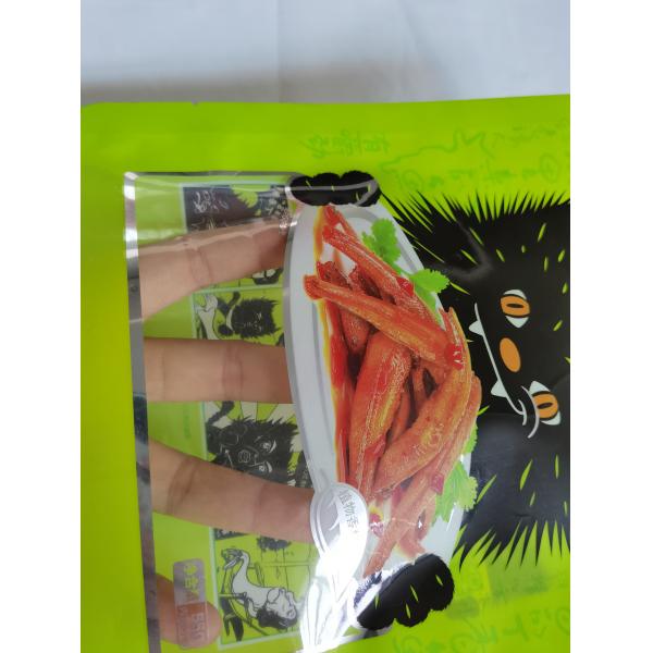 Plastic Packaging PET CPP 3 Side Seal Bags Spot UV Surface Printing