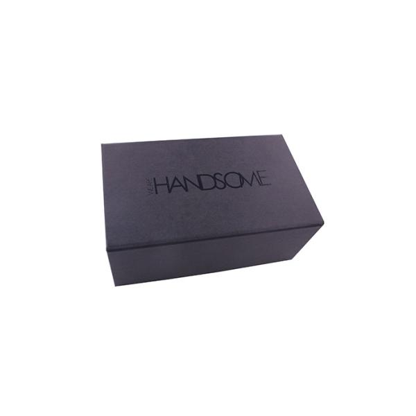 Matt Black Cardboard Medium Foldable Gift Boxes Kraft For T - Shirt Packaging