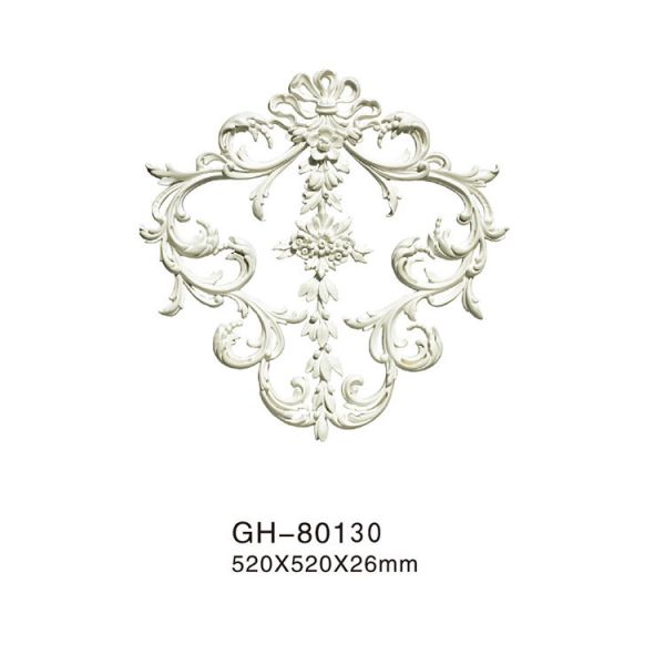 GH-80130 High Quality Country Living Room Polyurethane Wall Moulding Panels