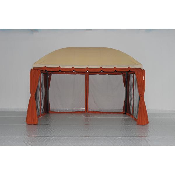 PVC Garden Building Wooden Pavilion Assembly Waterproof Pergola for Outdoor Park