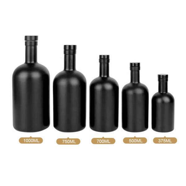 Top-Rated Glass Liquor Bottle 750ml with Embossed Logo and Acceptable Customer's Logo