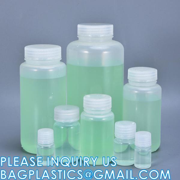 Square Chemical Plastic Biochemistry Medical Reagent Bottle 30ml 50ml 60ml 150ml 500ml 1000ml Custom Capacity