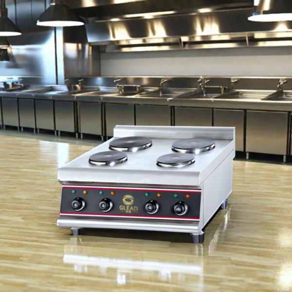 Equipamento de cozinha de restaurante de aço inoxidável comercial Controle digital Decks de bandejas múltiplas