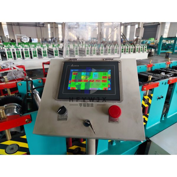 New Design Round Downpipe Roll Forming Machine With PLC Control And 16 Stations