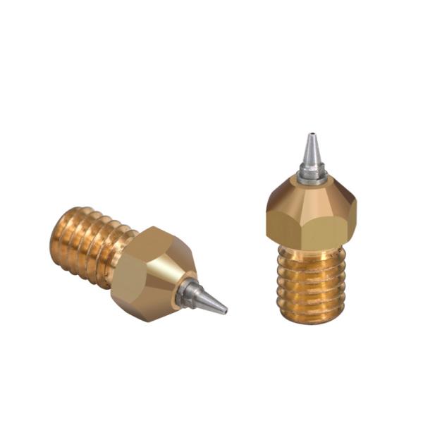 Removable M6 Threaded 0.3mm 0.5mm E3D Brass Nozzle Stainless Steel