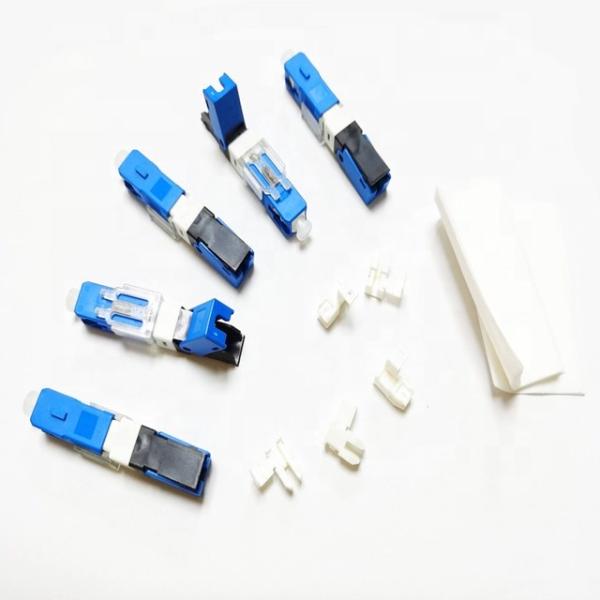 FTTH Plastic Optical Fiber Connectors , 2*3mm Quick Connect Fiber Optic Connectors
