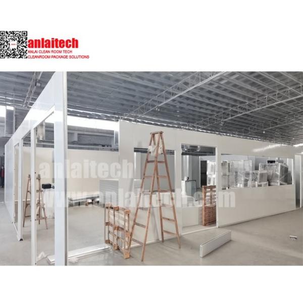 100 Sqm Glass Wall ISO6 Clean Room for Pharmacy Room