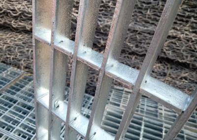 Grating de aço expandido do fechamento da imprensa, assoalho galvanizado que raspa para o central elétrica