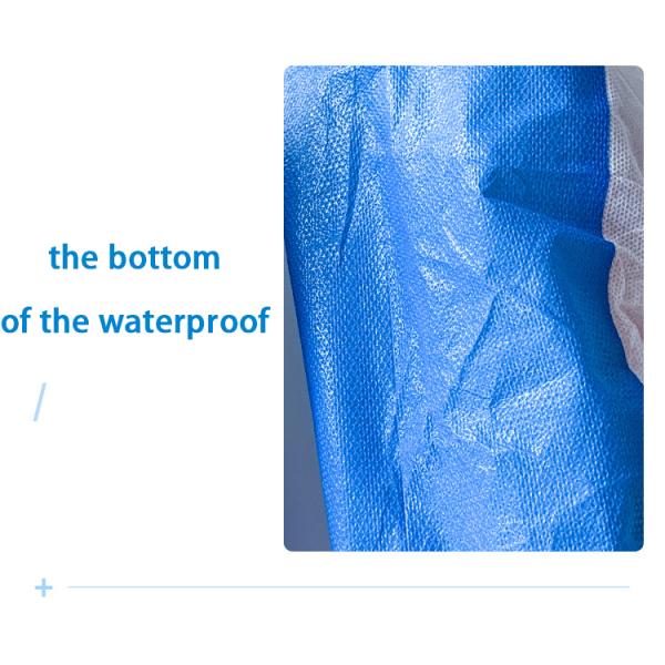 1000pcs One Carton Disposable Blue Soft Antiskid Shoe Cover With CE with High Quality