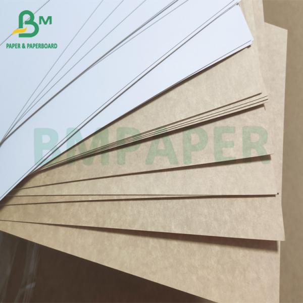 360 gramos de revestimiento de arcilla blanca en el lado delantero y natural de cartón de lado trasero marrón