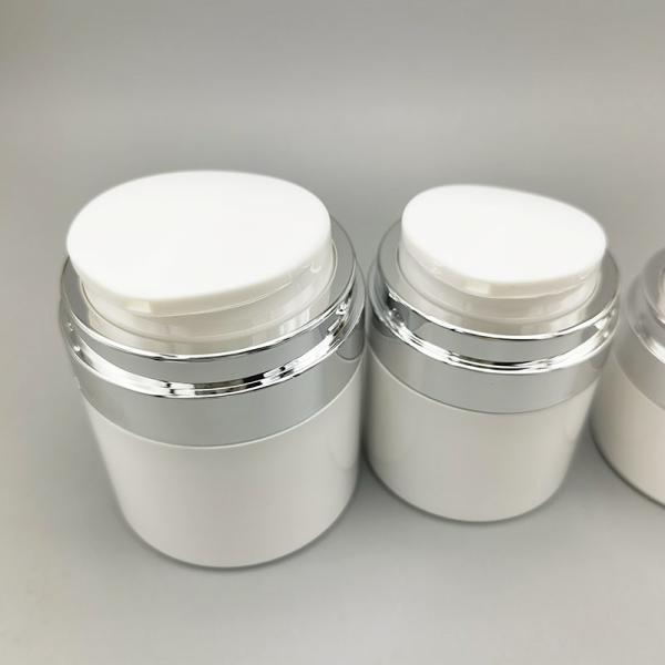 Replaceable Acrylic Cream Vacuum Bottle Press Airless Pump Jar For Face Cream Lotion 15g 30g 50g