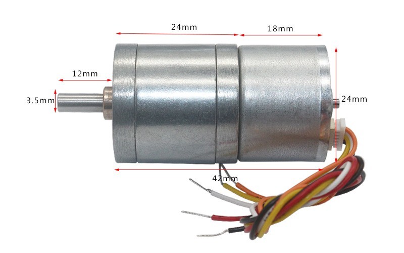 управление скоростью тормоза PMW CCW CW мотора 24V 2000RPM шестерни DC 25mm BLDC безщеточное