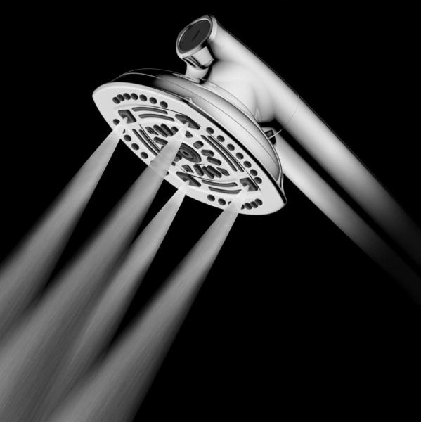 Multi Level Water Output Filtered Handheld Showerhead Removes Impurities Chlorine