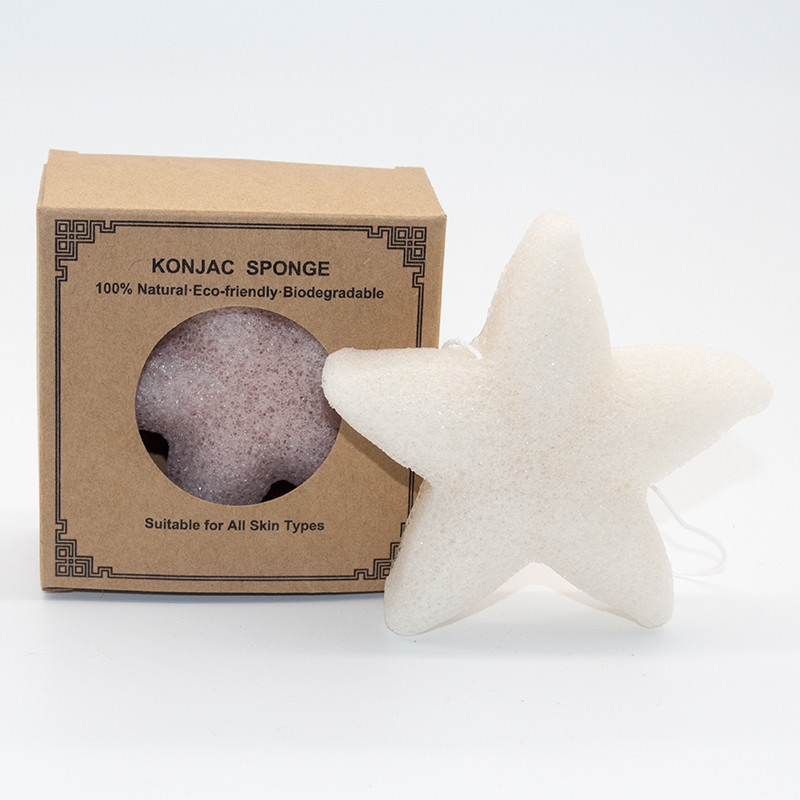 Глубокая пора очищая Konjac губку