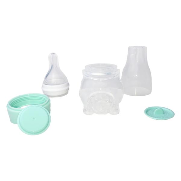 Os brinquedos recém-nascidos livres sair os dentes de BPA ordenham o fluxo do meio da garrafa personalizado