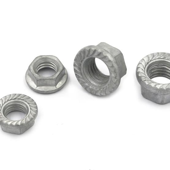 HDG M8-M74 Grade 8 Flange Nuts And Washers Carbon steel